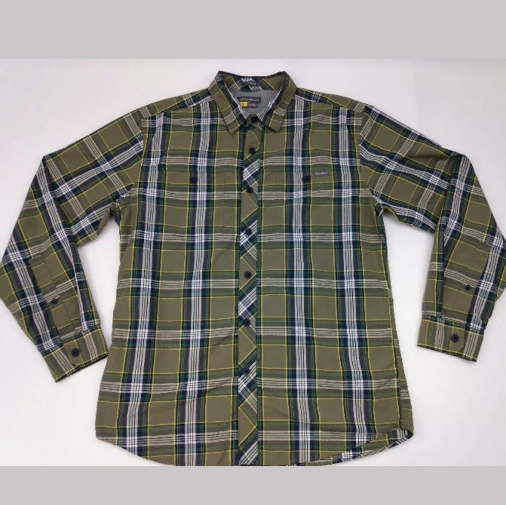 🔥🔥 Eddie Bauer Mens Medium Outdoor Button up